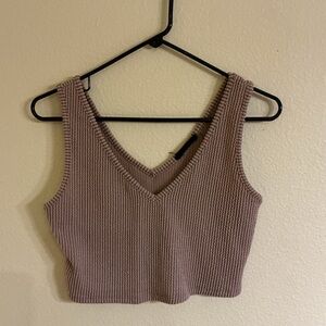 Women's Ribbed Knit Tank Top